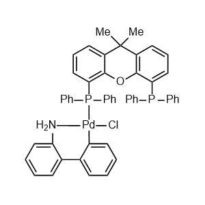 氯[(4,5-雙(二苯基膦)-9,9-二甲基氧雜蒽)-2-(2-氨基聯苯)]鈀(II)
